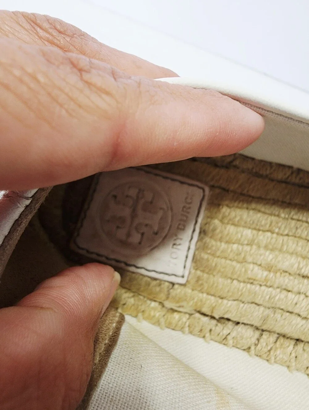 Tory Burch leather espadrille